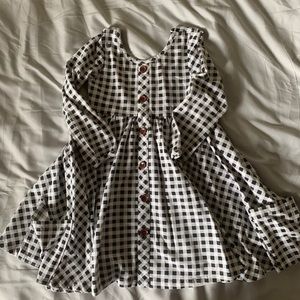 Sweet Honey Buffalo Check Swing Dress Size 5